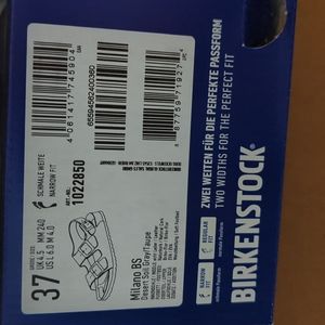 BNIB Birkenstock Milano BS Sandals